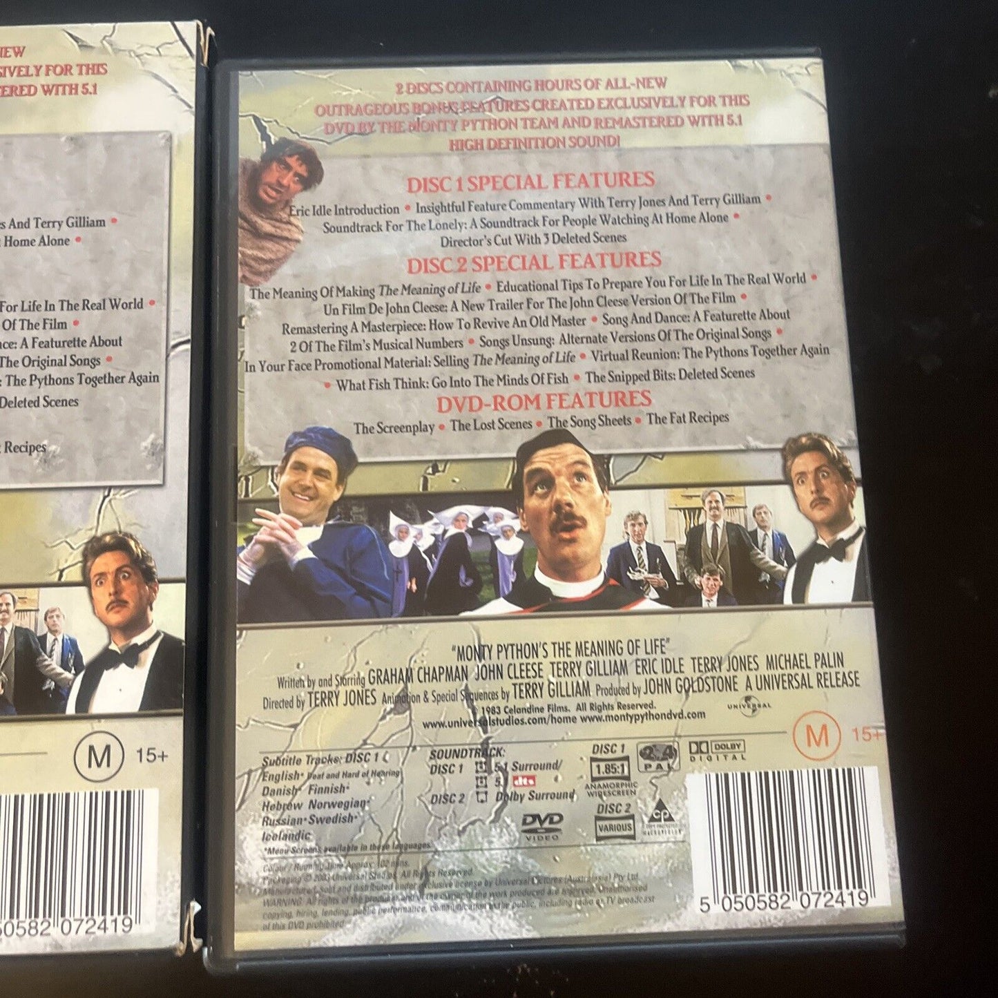 Monty Python's Meaning Of Life - Special Edition (DVD, 1983, 2-Disc) Region 4 &2