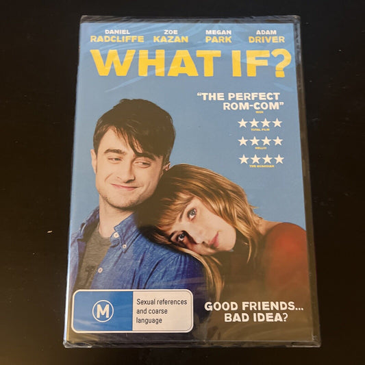 *New Sealed* What If (DVD, 2013) Region 4