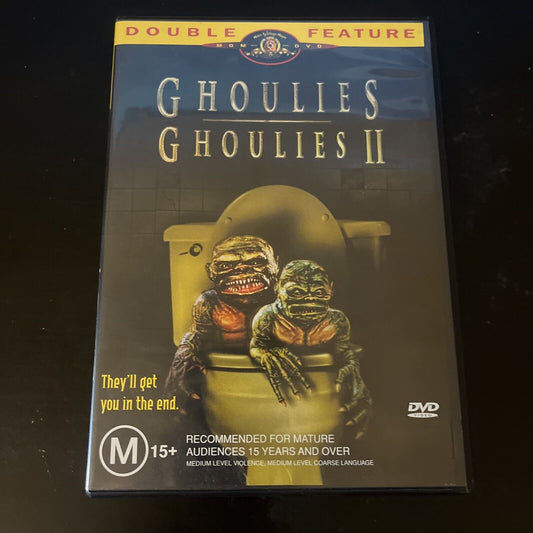Ghoulies / Ghoulies II (DVD, 1985) Michael Des Barres, Lisa Pelikan Region 4