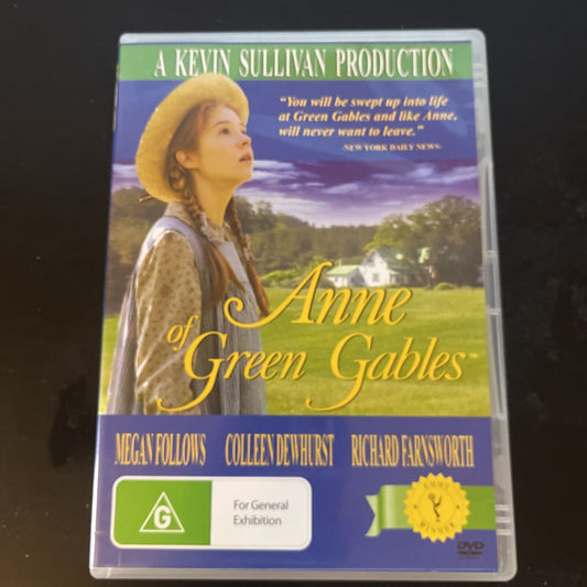Anne Of Green Gables (DVD, 1983) Megan Follows, Colleen Dewhurst NEW All Regions