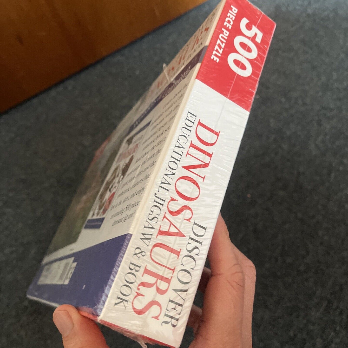 *New Sealed* Wol Discover Dinosaurs Educational Book and 500 Piece Puzzle Jigsaw