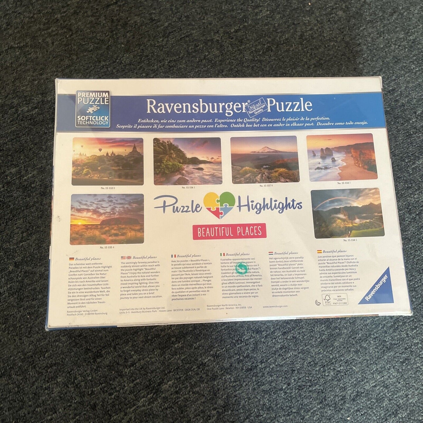 *New Sealed* Ravensburger Ayers Rock, Australia 1000 Pieces (151554)