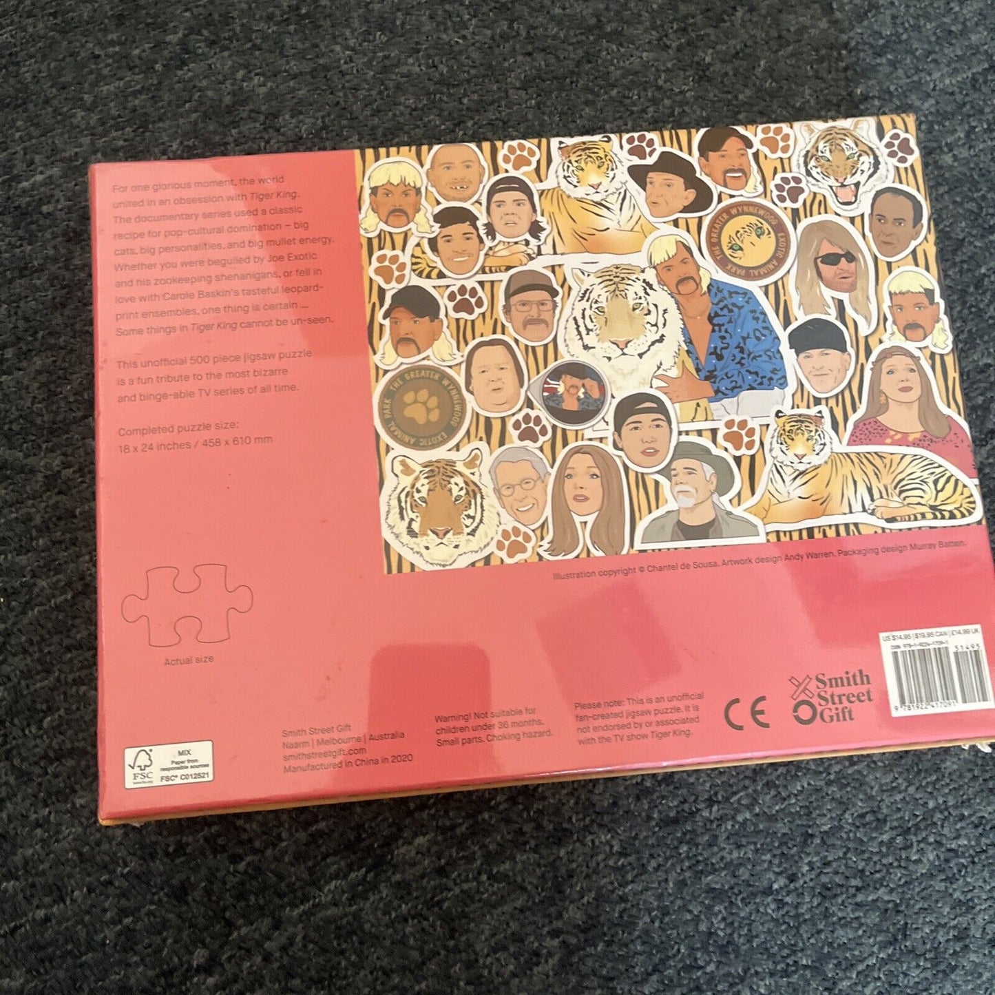 *New Sealed* Tiger King Puzzle - Special Limited Edition 500pcs