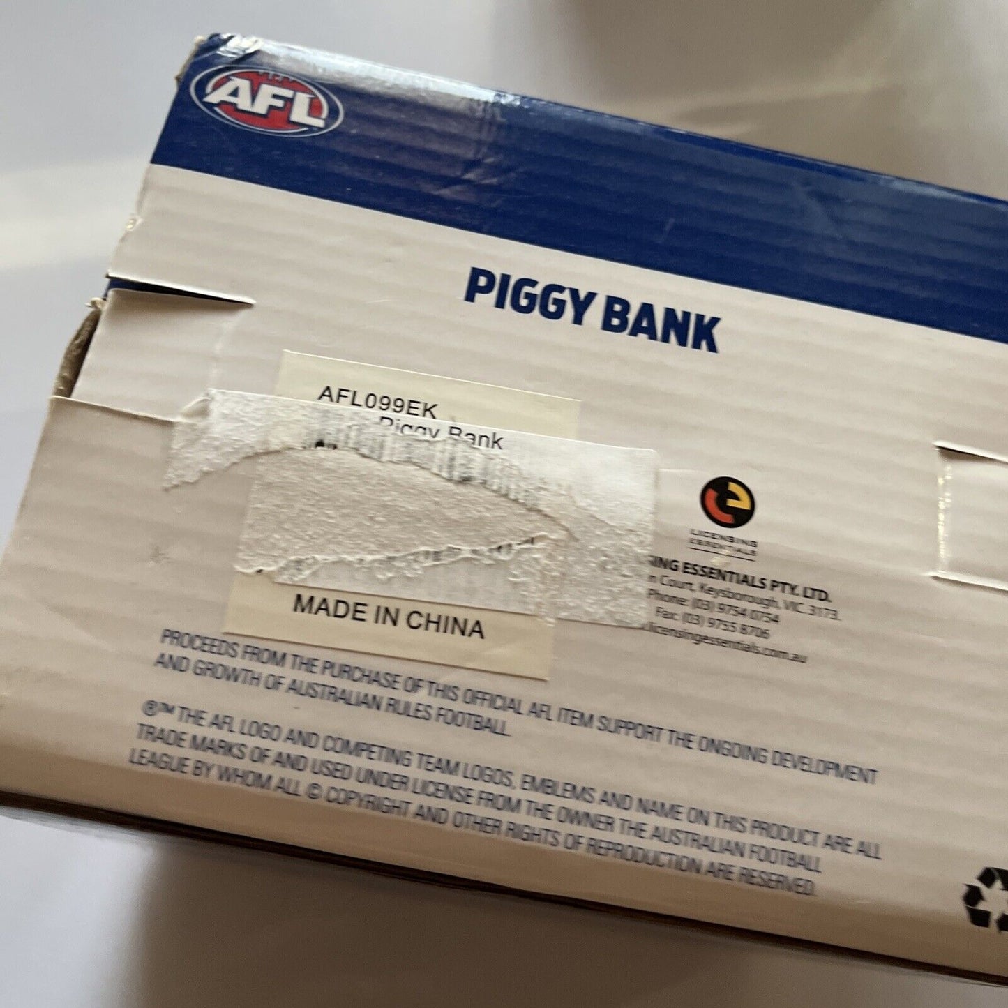 AFL Port Adelaide Football Club Piggy Bank