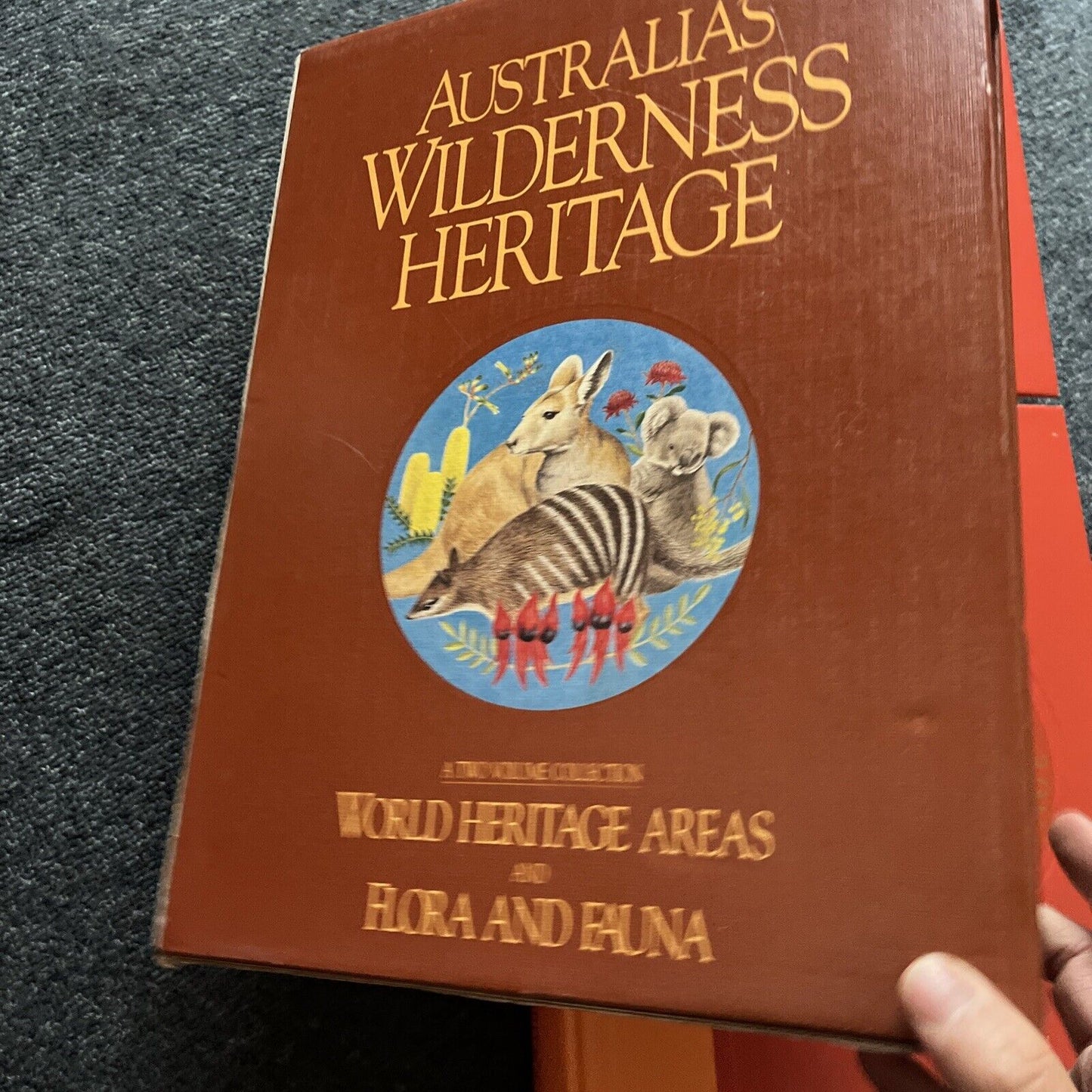 Australia's Wilderness Heritage Vol 1 & 2 Hardcover Book Box Set Vintage 1988