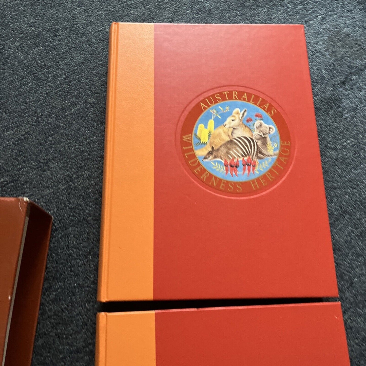 Australia's Wilderness Heritage Vol 1 & 2 Hardcover Book Box Set Vintage 1988