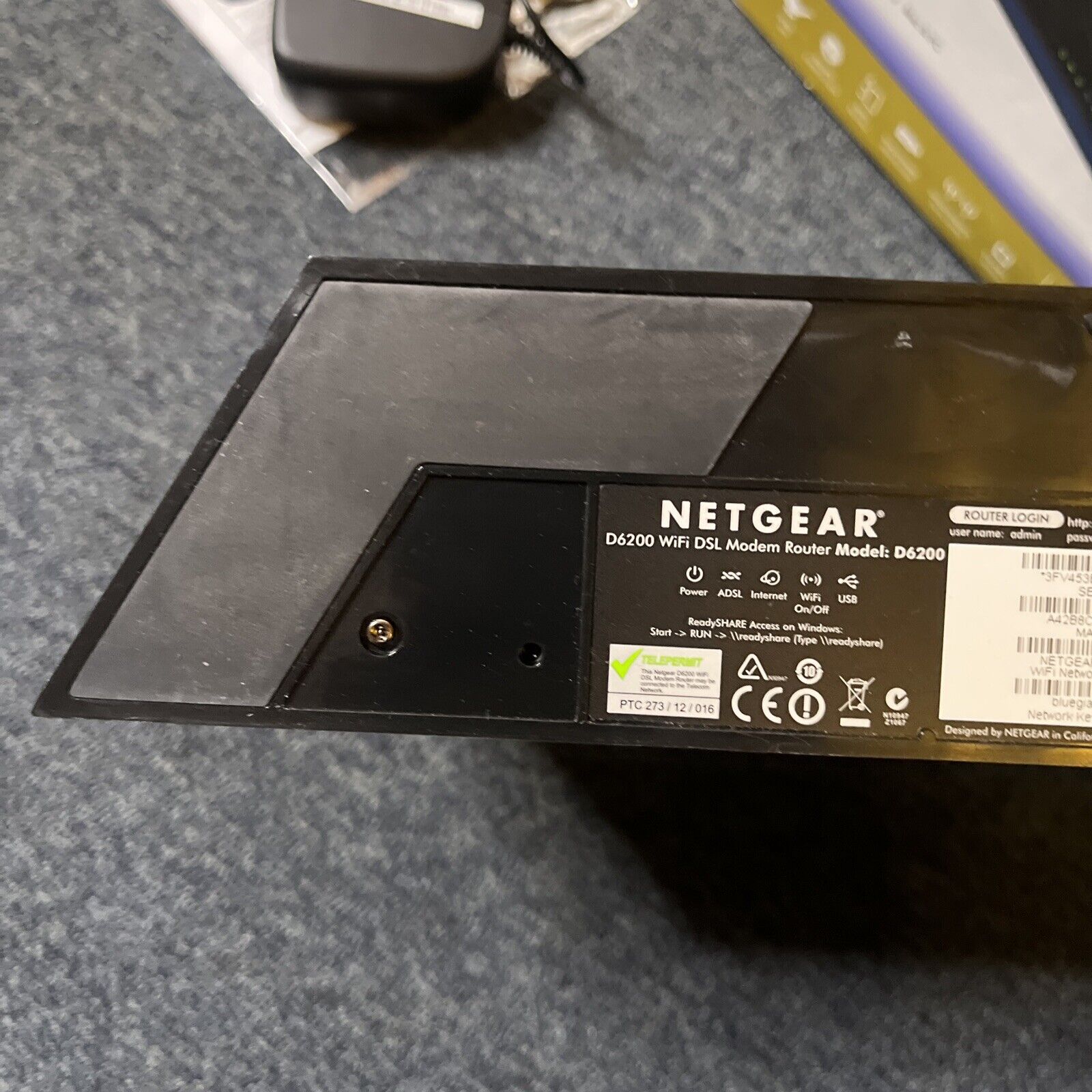 Netgear shops D6200 modem