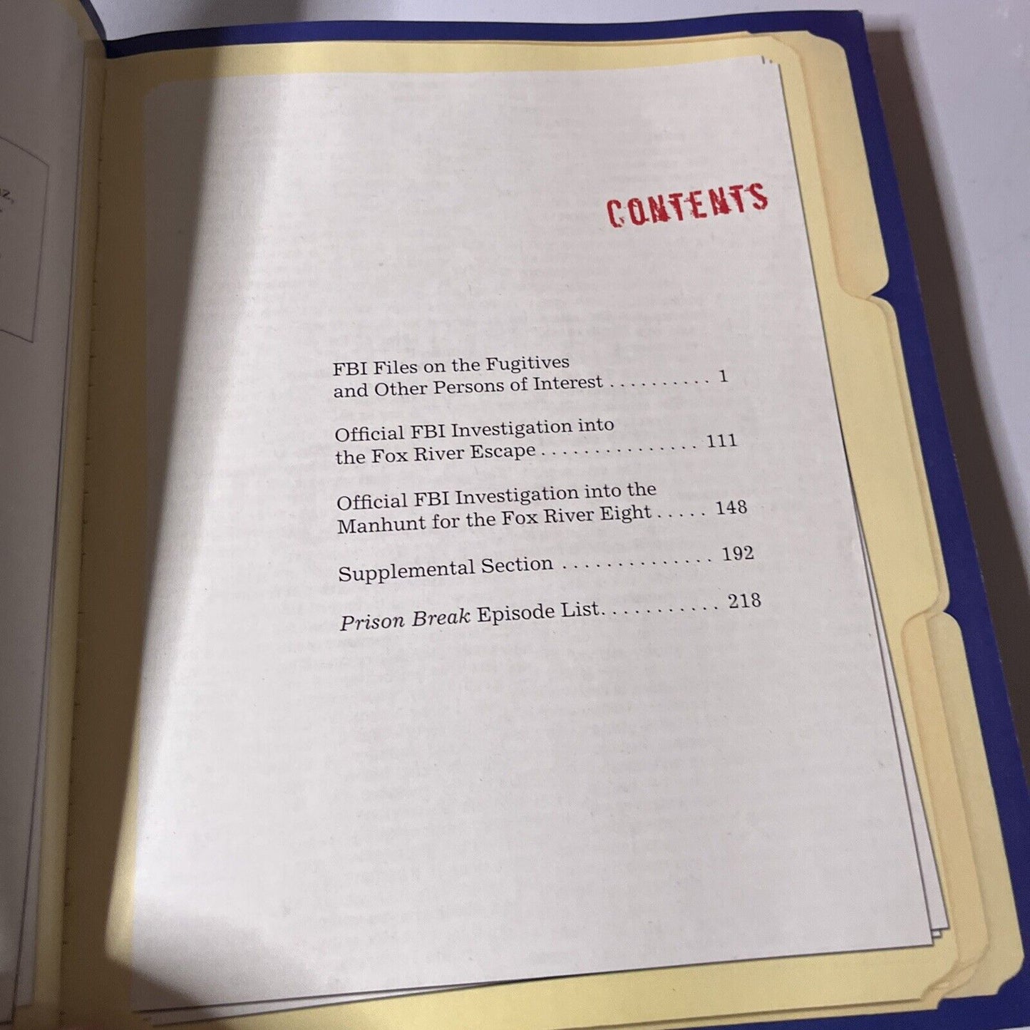 Prison Break : The Classified FBI Files by Paul Ruditis (Paperback, 2007)