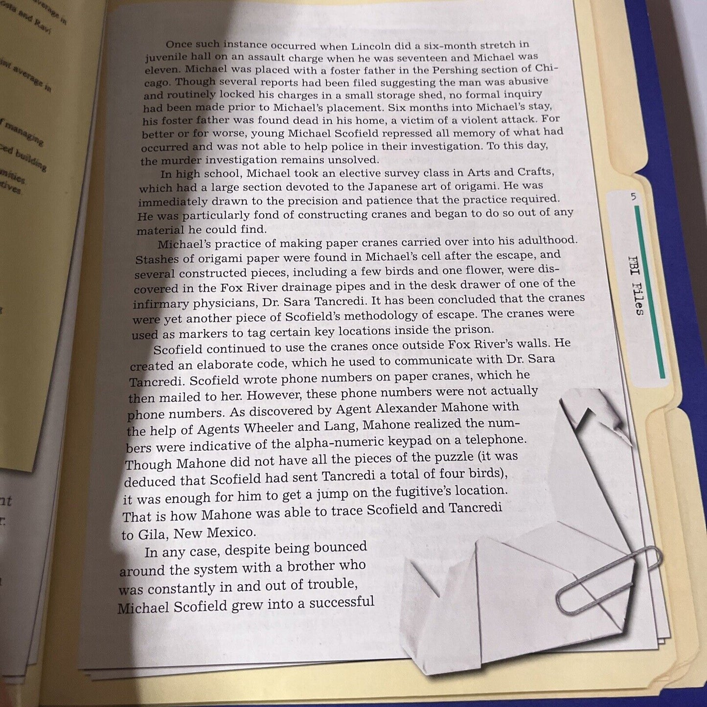 Prison Break : The Classified FBI Files by Paul Ruditis (Paperback, 2007)