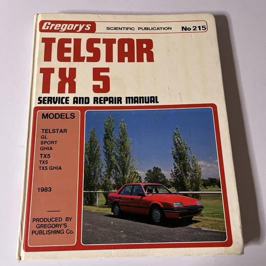 Gregory's Telstar TX5 Service And Repair Manual 1983 Scientific Publication 215