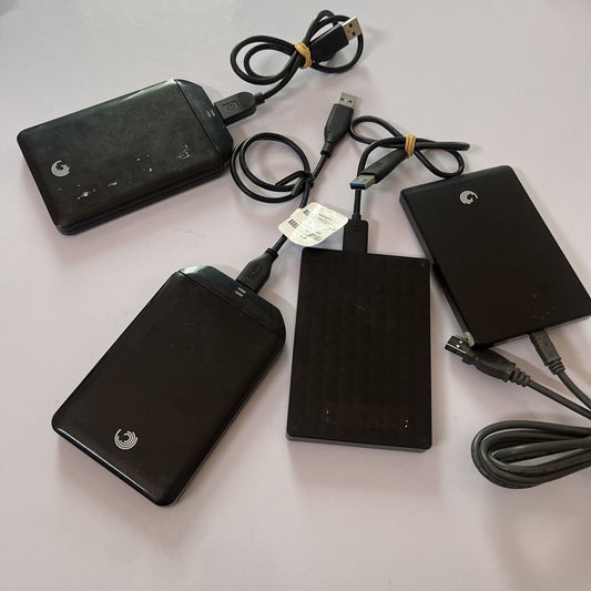 4x Seagate USB Portable Hard Drive: 2x 750gb, 2tb, 320gb