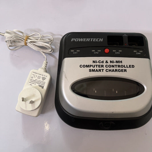 Powertech Ni-Cd & Ni-MH Computer Controlled Smart Charger MB-3511 AAA AA C D 9V