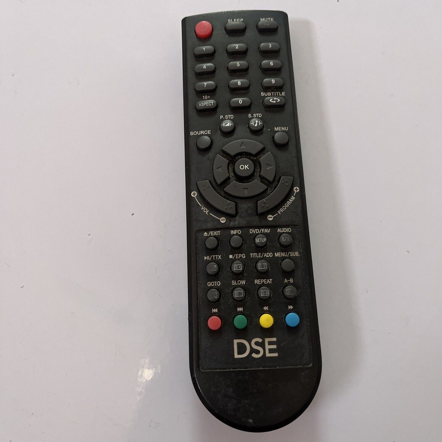 Dick Smith DSE Remote Control For TV HOF09F027GPD10 *Missing Battery Lid*