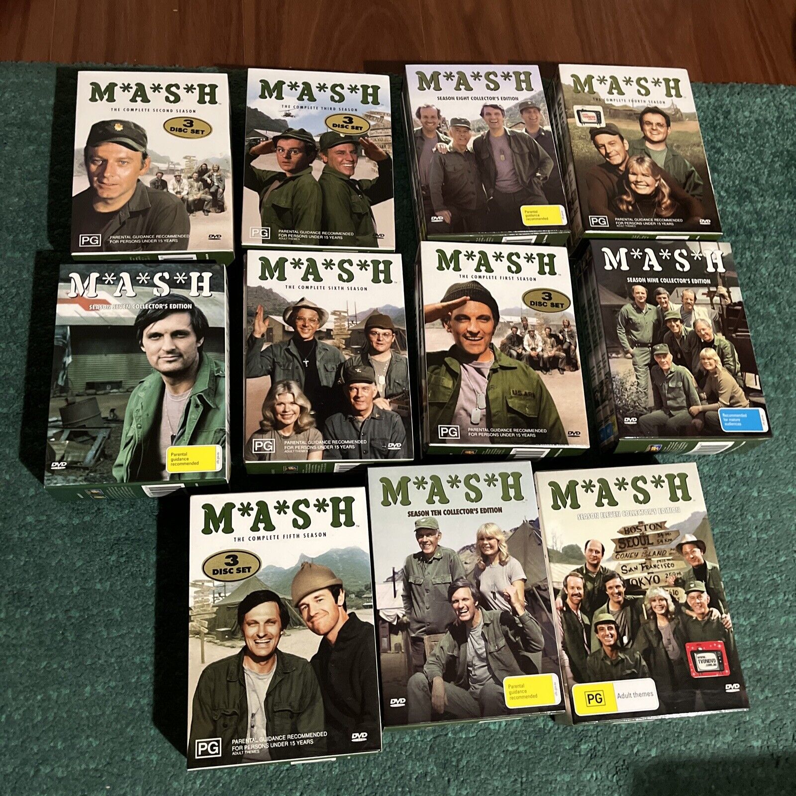 Mash Box Set MASH - The Complete Season 1-11 (DVD, 1983, 33-Disc) Region 4 – Retro Unit