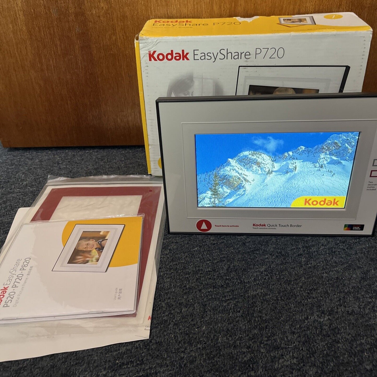 Kodak 7" Digital Frame EasyShare P720 *Mint Condition*