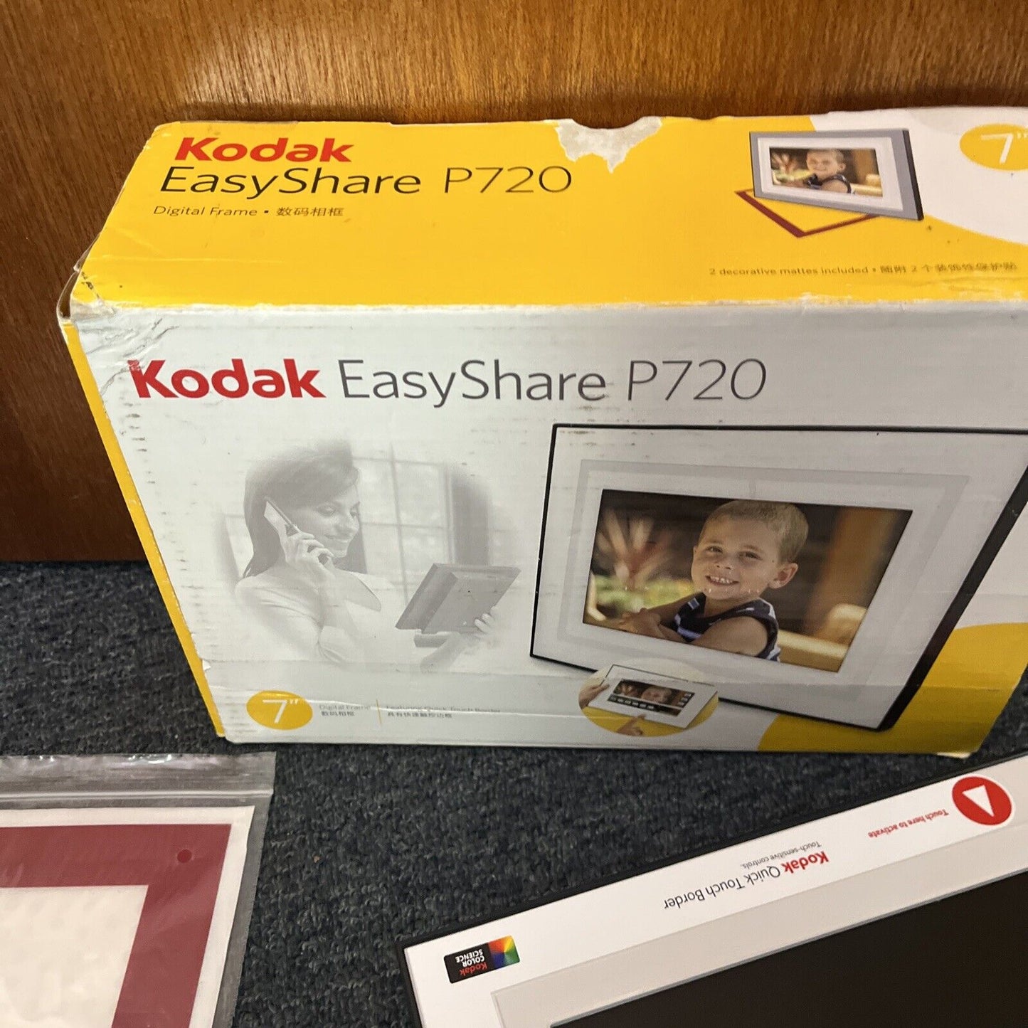 Kodak 7" Digital Frame EasyShare P720 *Mint Condition*