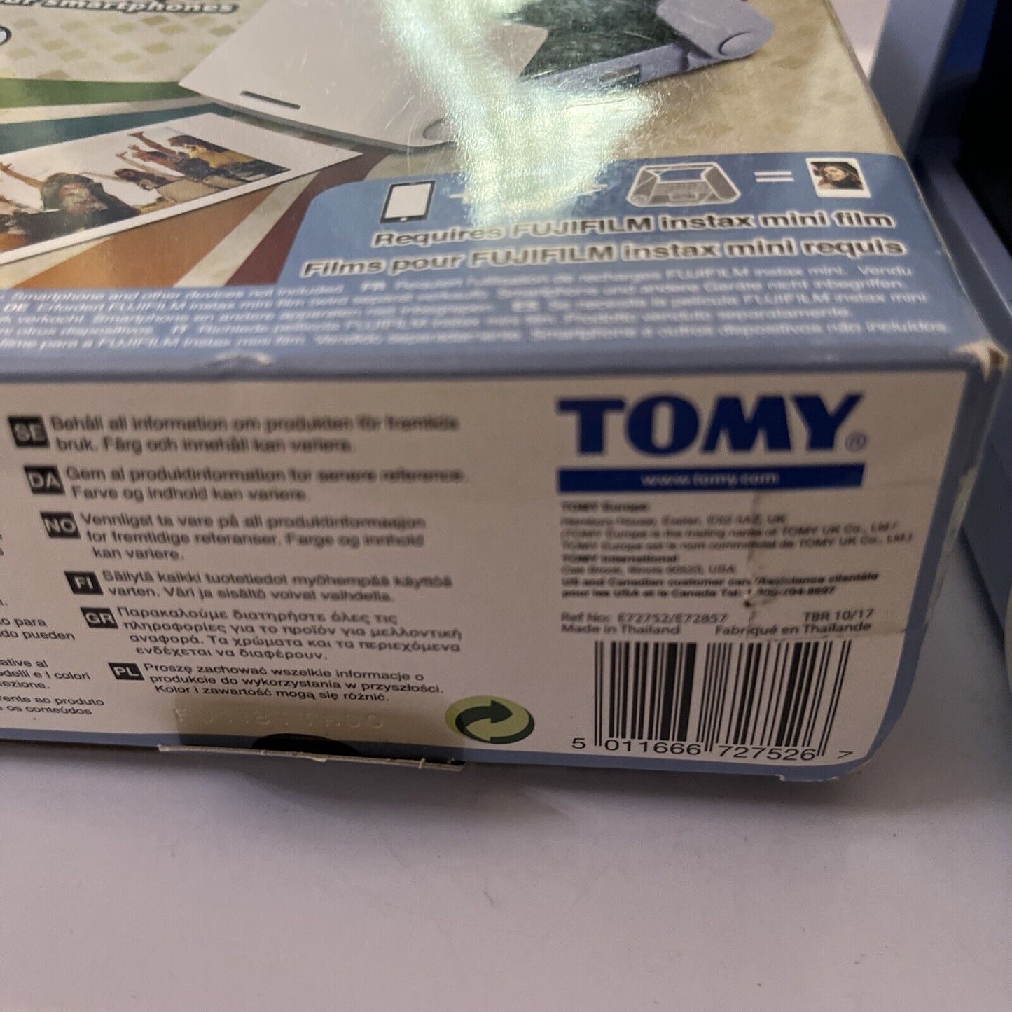 TOMY KiiPix Photo Printer - Sky Blue