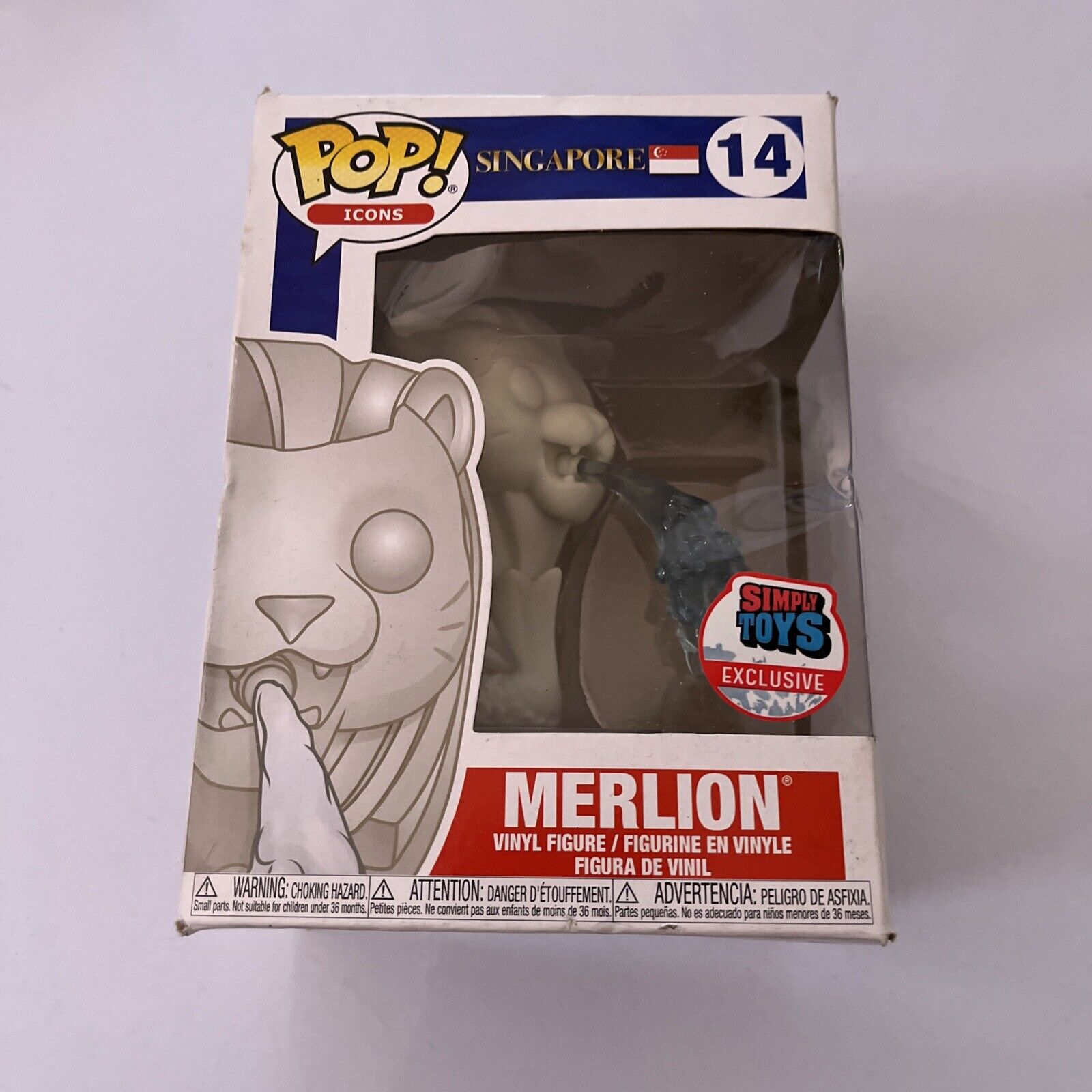 Singapore Merlion #14 Vinyl Pop Figure Simply Toys Exclusive – Retro Unit