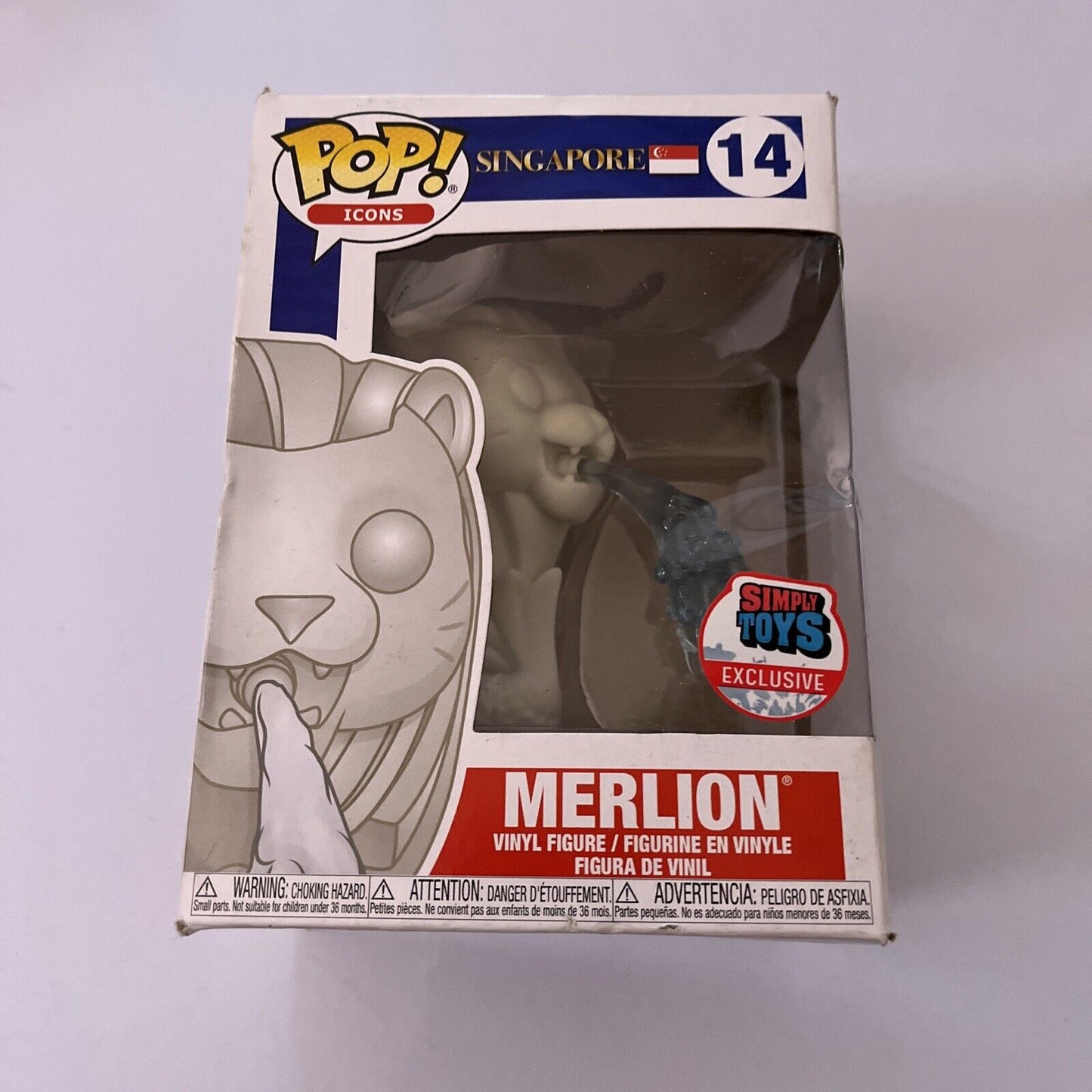 Singapore Merlion #14 Vinyl Pop Figure Simply Toys Exclusive