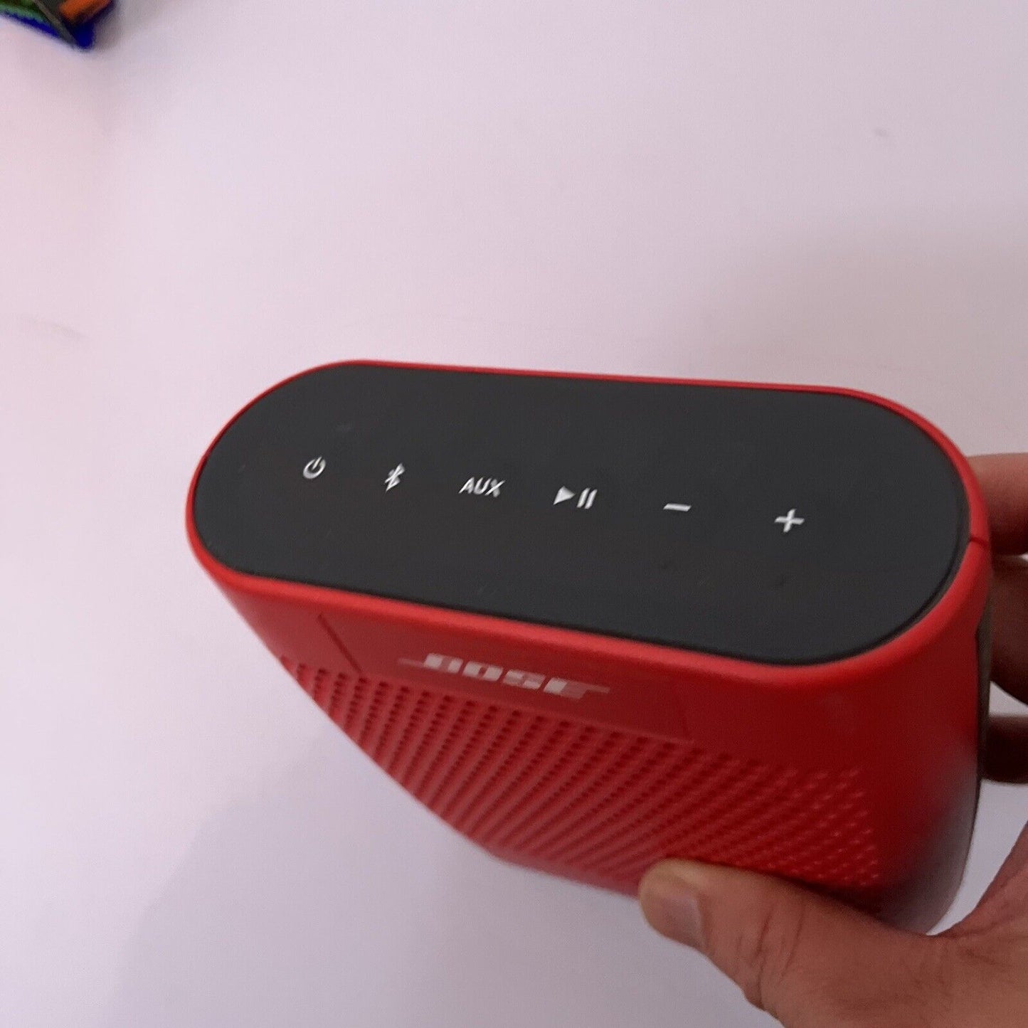 Bose SoundLink Red Bluetooth Speaker 415859 *Not Working - For Parts Or Repair*