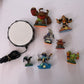7x Skylanders Figures & Portal Of Power USB Model 0000547 Wash Buckler, Zook