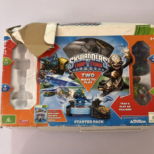 Skylanders Trap Team: Portal Of Power & 2x Skylanders & Collectors Tray Xbox 360
