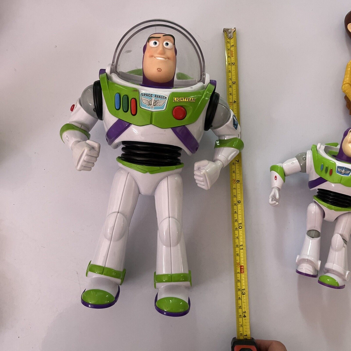 2x Buzz Lightyear Action Figure 12" 64989 7" 2018, Woody 9" 2017 Toy Story