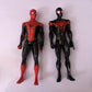 2x Spider-Man 11" Action Figure 2019 C-3632B & 2017 C-3632B Miles Morales