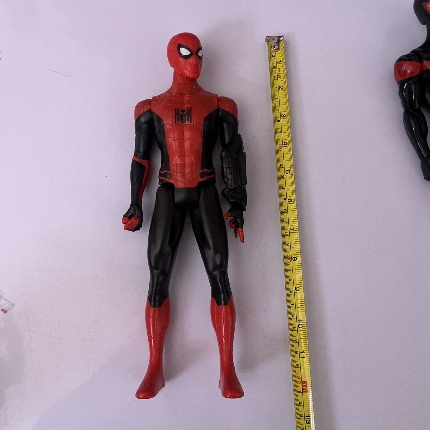 2x Spider-Man 11" Action Figure 2019 C-3632B & 2017 C-3632B Miles Morales