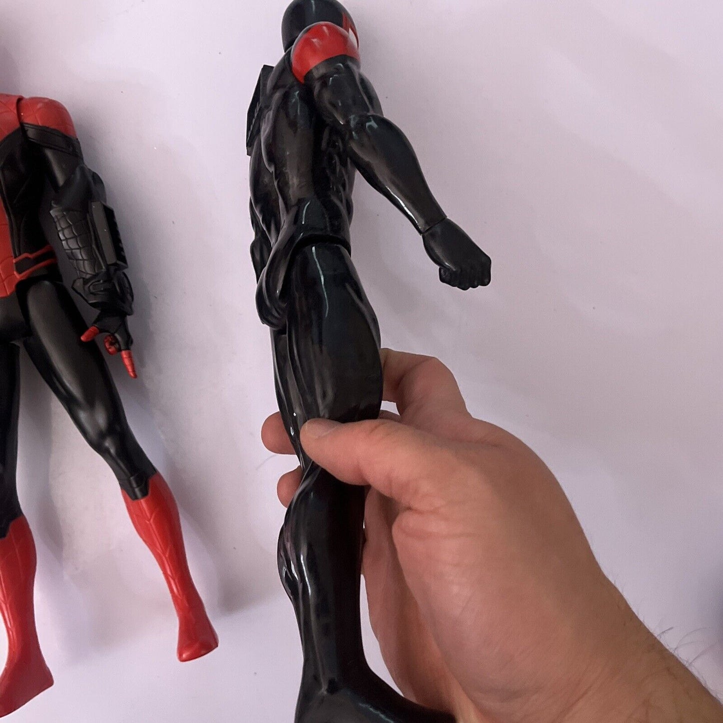 2x Spider-Man 11" Action Figure 2019 C-3632B & 2017 C-3632B Miles Morales