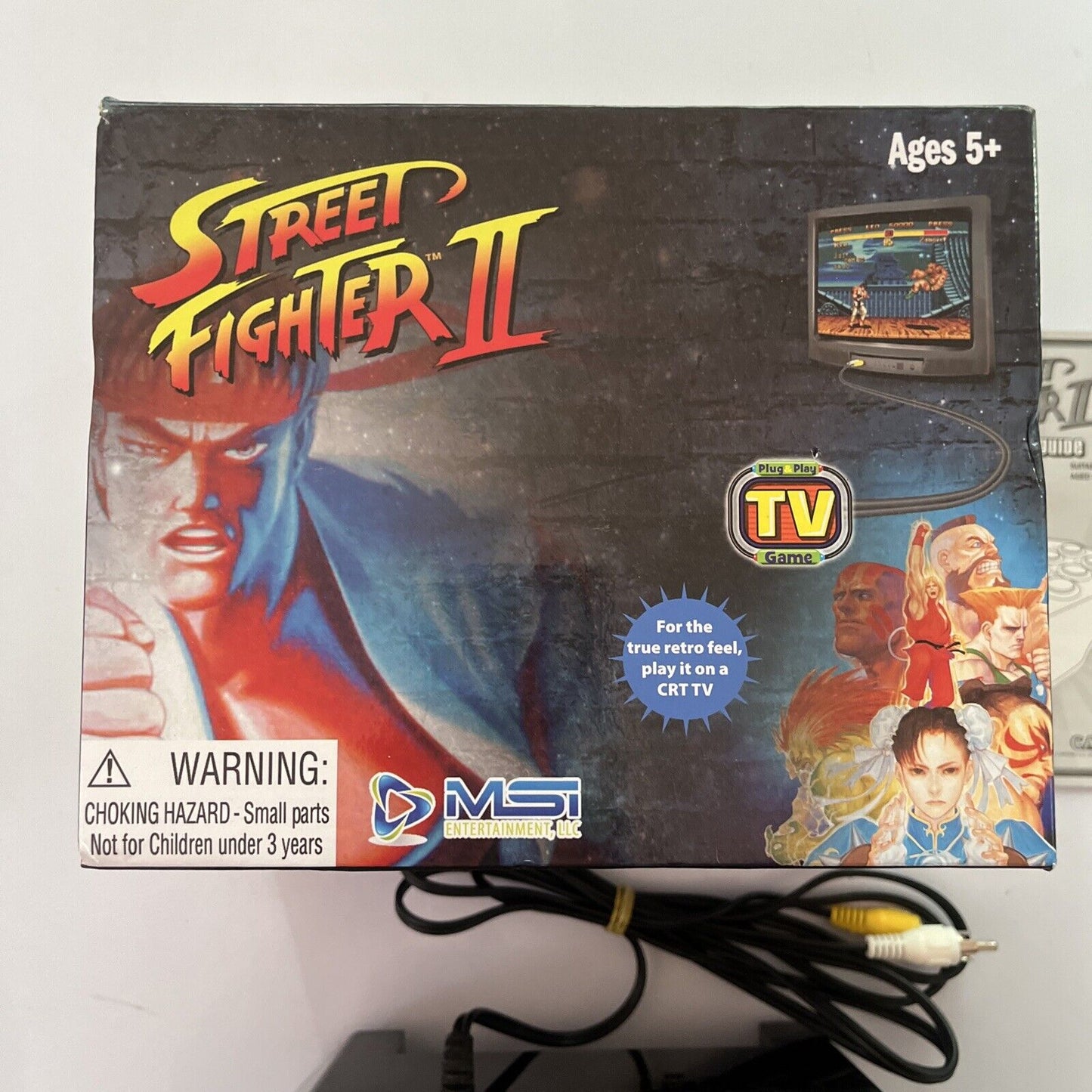 Street Fighter II 2 Licensed Retro Joystick Built in Game Plug & Play MSI