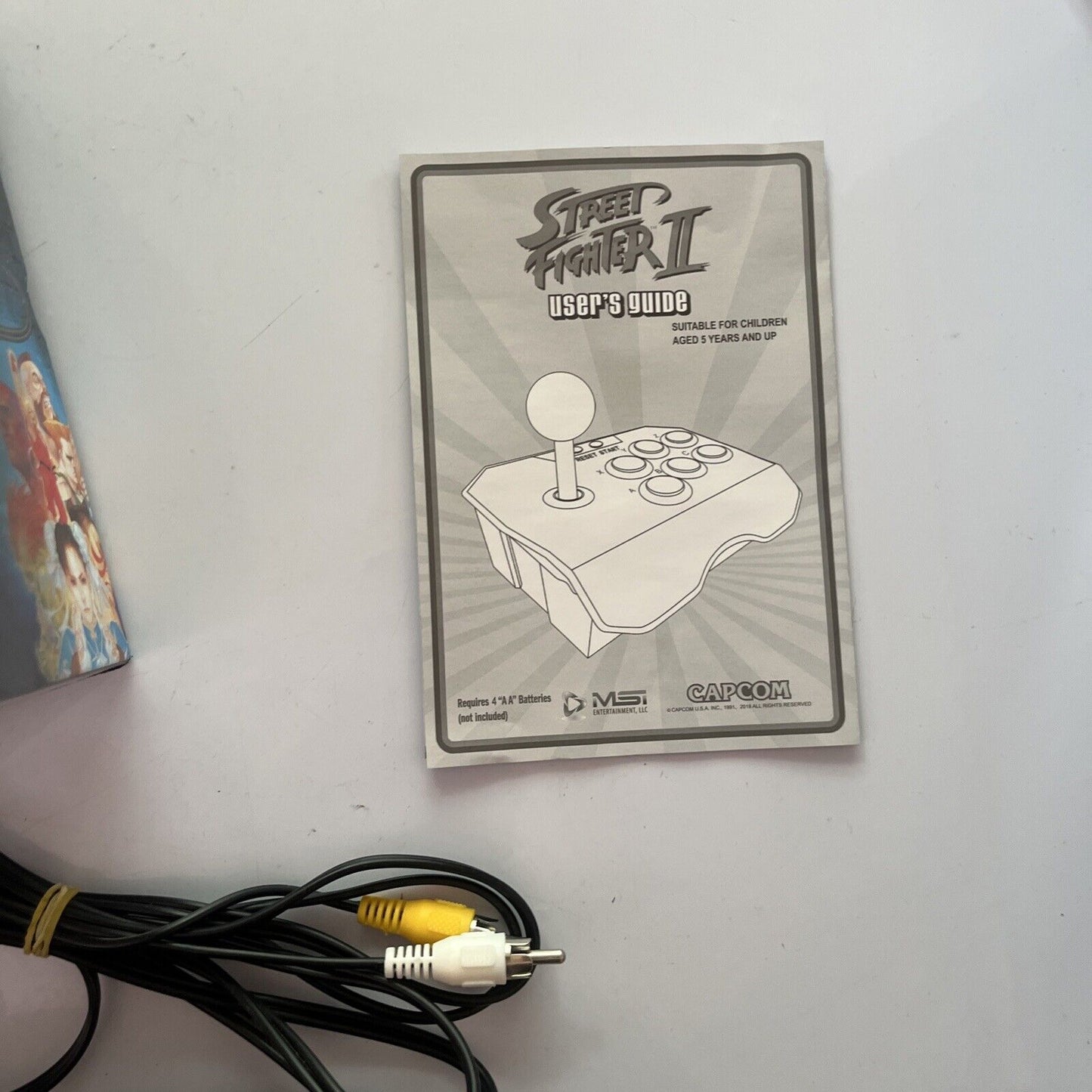 Street Fighter II 2 Licensed Retro Joystick Built in Game Plug & Play MSI