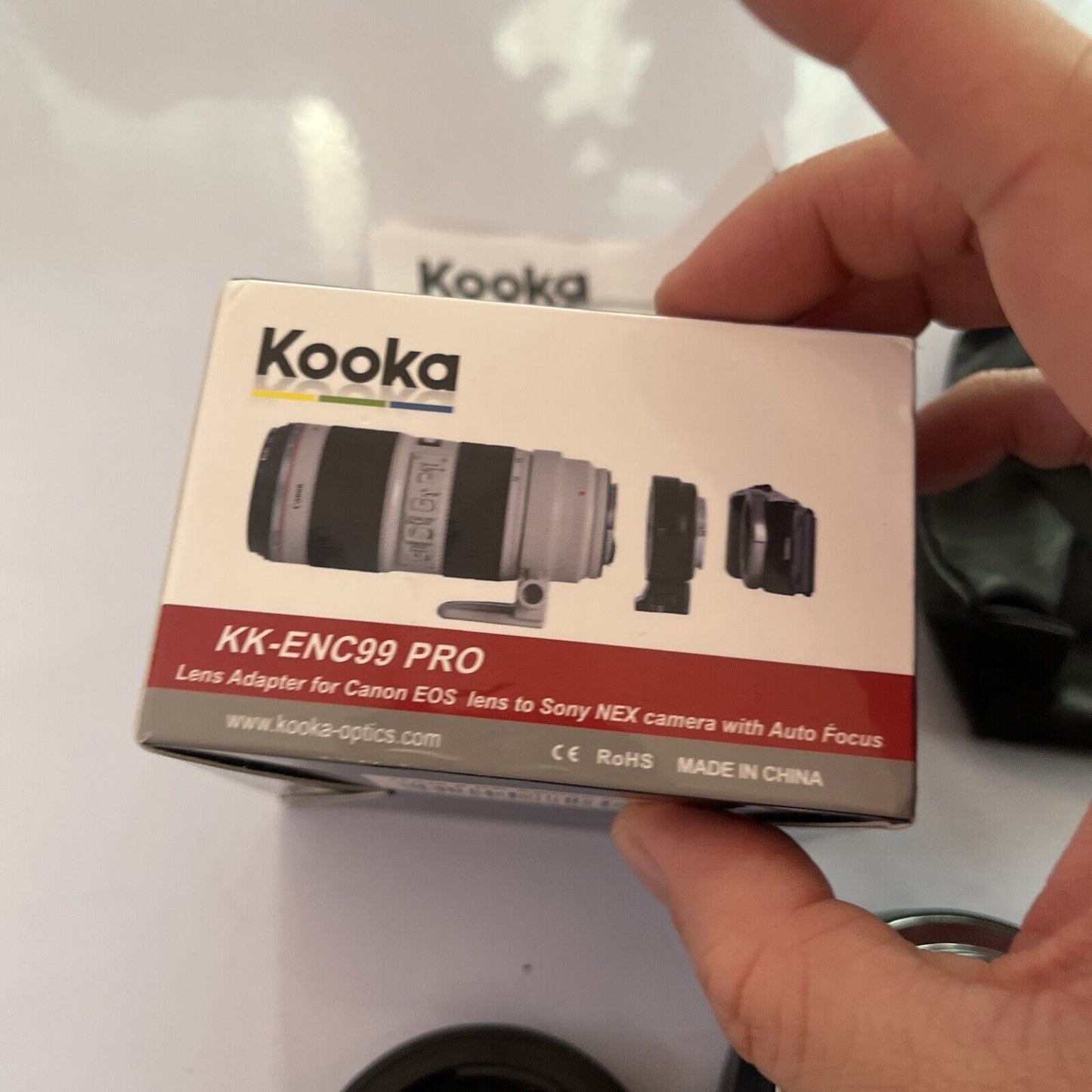 Kooka Lens Adapter Got Cannon EOS Lens To Sony NEX  Auto Focus KK-ENC99 Pro