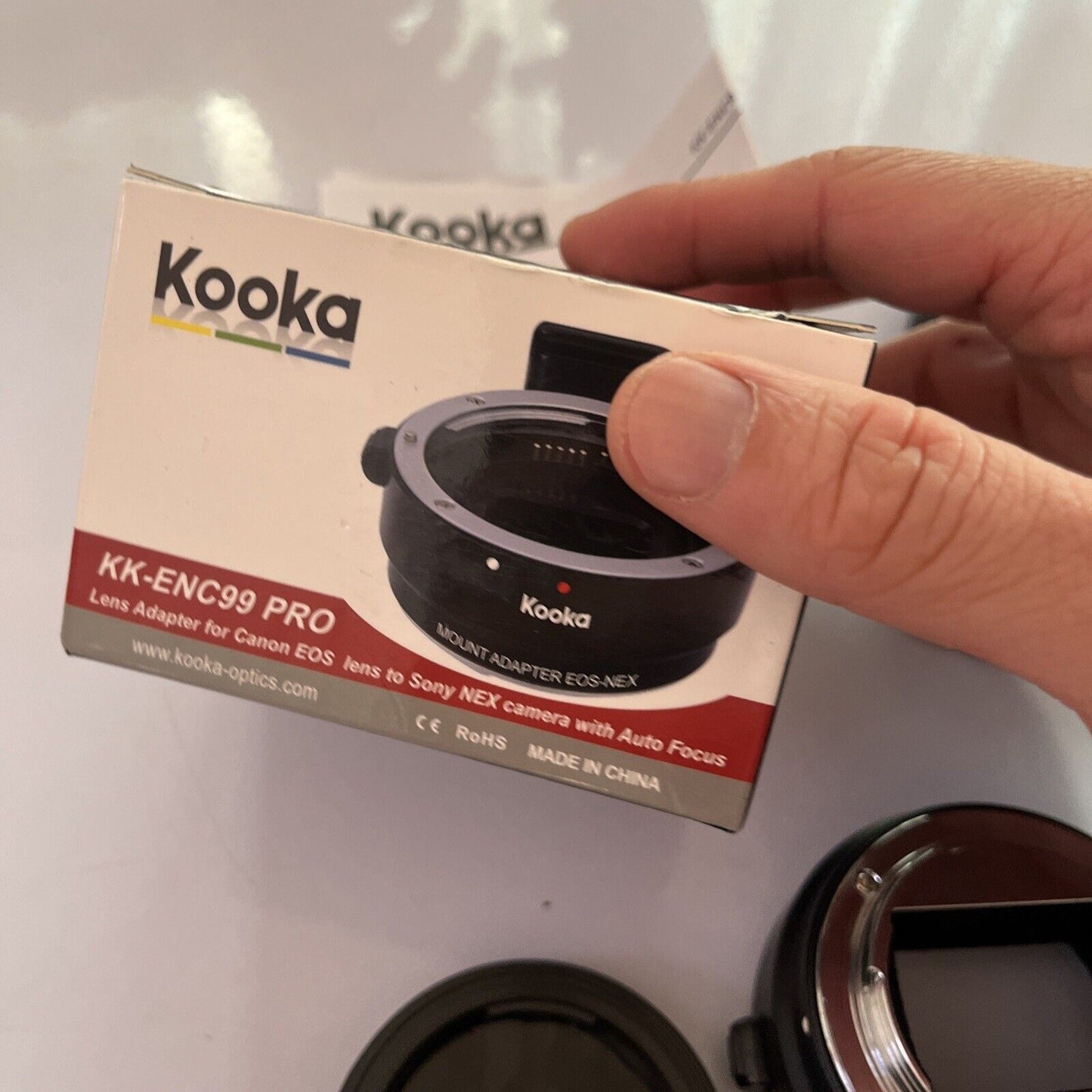 Kooka Lens Adapter Got Cannon EOS Lens To Sony NEX  Auto Focus KK-ENC99 Pro