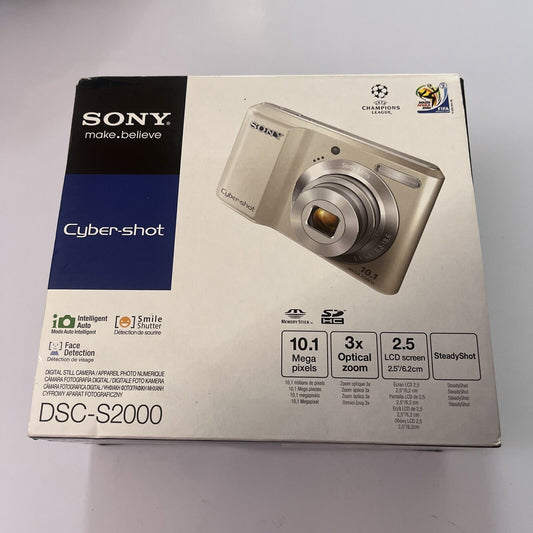 *New* Sony Cyber-Shot DSC-S2000 10.1MP Digital Camera
