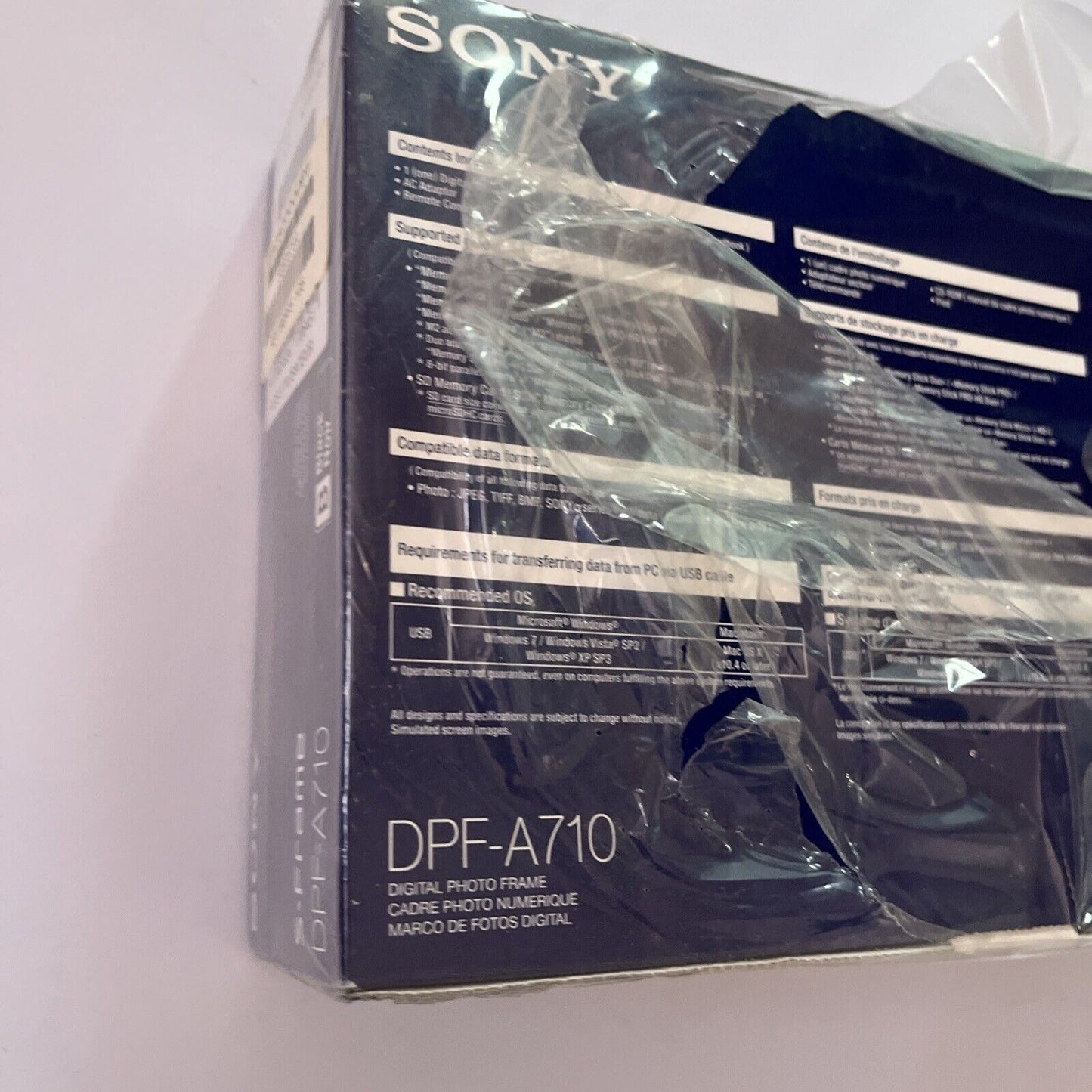 *New* Sony 7" Digital Photo Frame S-Frame DBF-A710