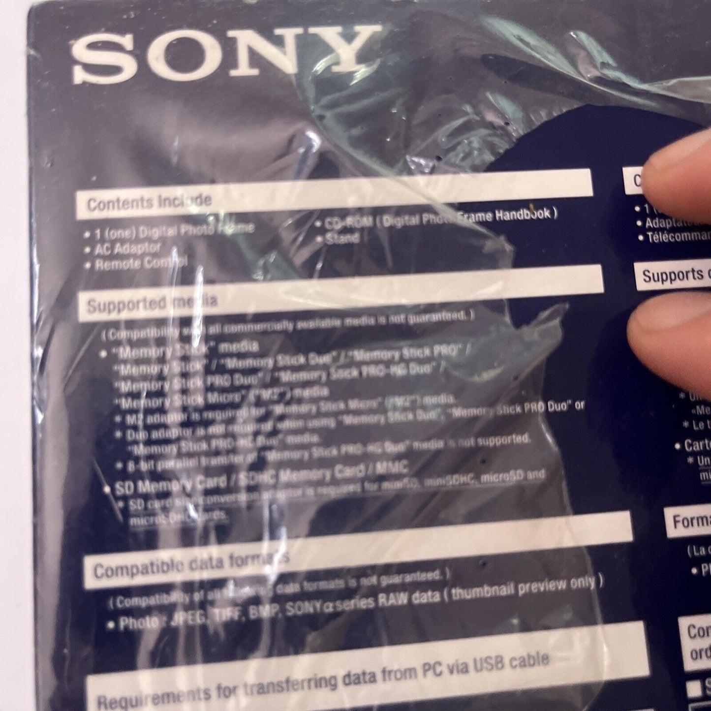 *New* Sony 7" Digital Photo Frame S-Frame DBF-A710