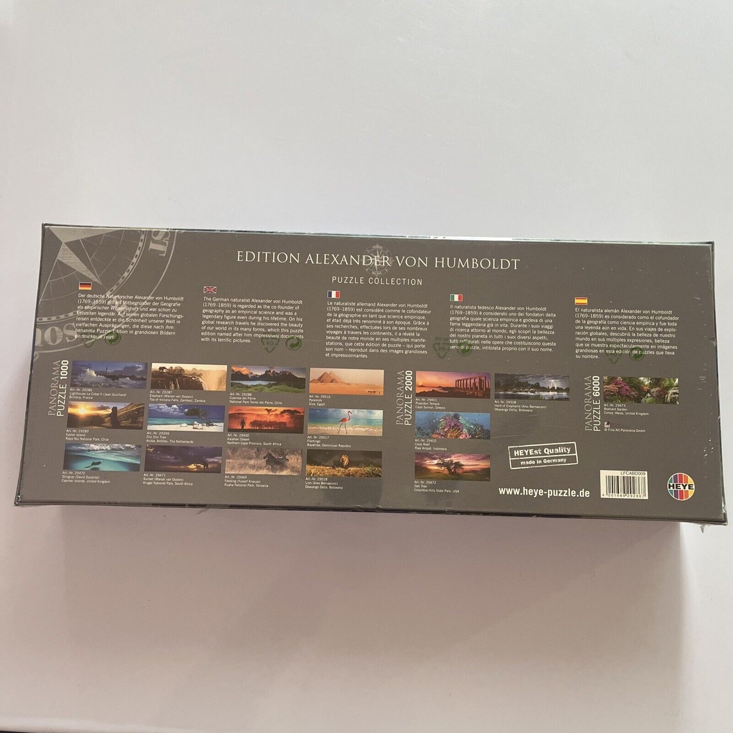 *New* Alexander Von Humboldt Jean Guichard Lighthouse Panorama Puzzle Heye