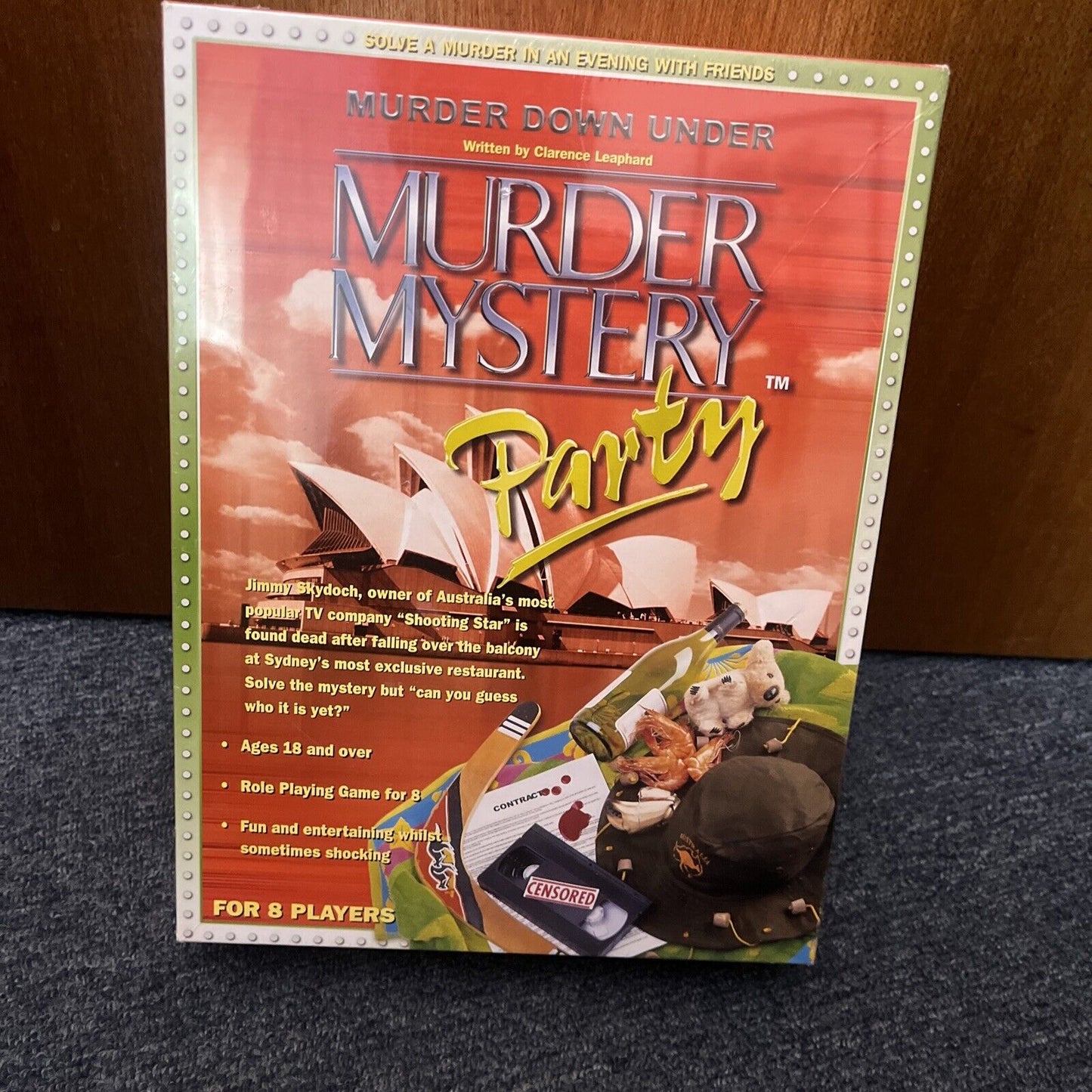 *New Sealed* Murder Mystery Party - Murder Down Under Board Game