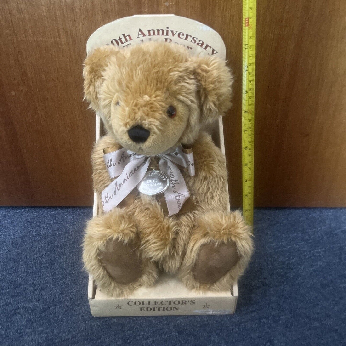 Theodore Roosevelt 100th Anniversary Teddy Bear Collector's Edition 1902-2002