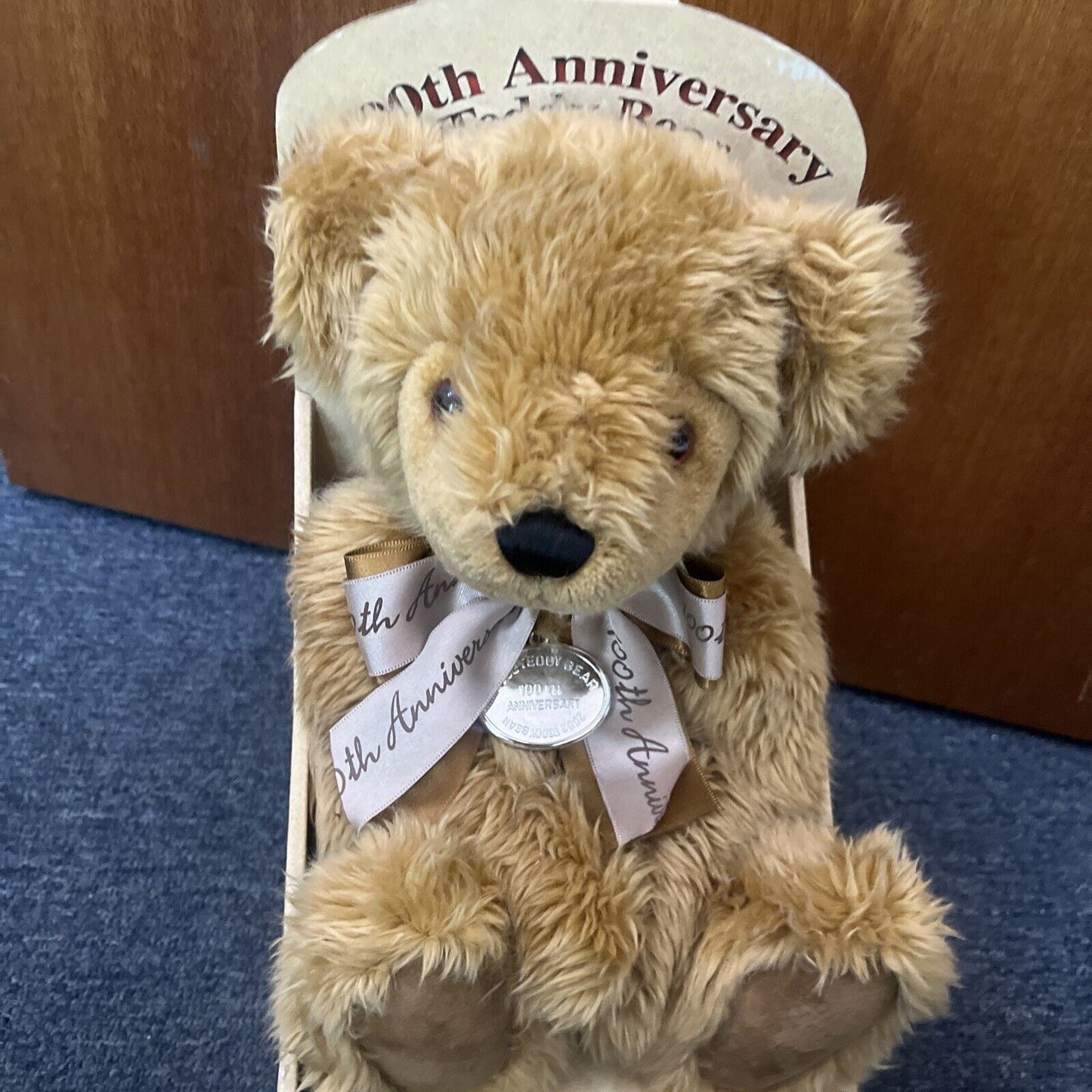 Theodore Roosevelt 100th Anniversary Teddy Bear Collector's Edition 1902-2002