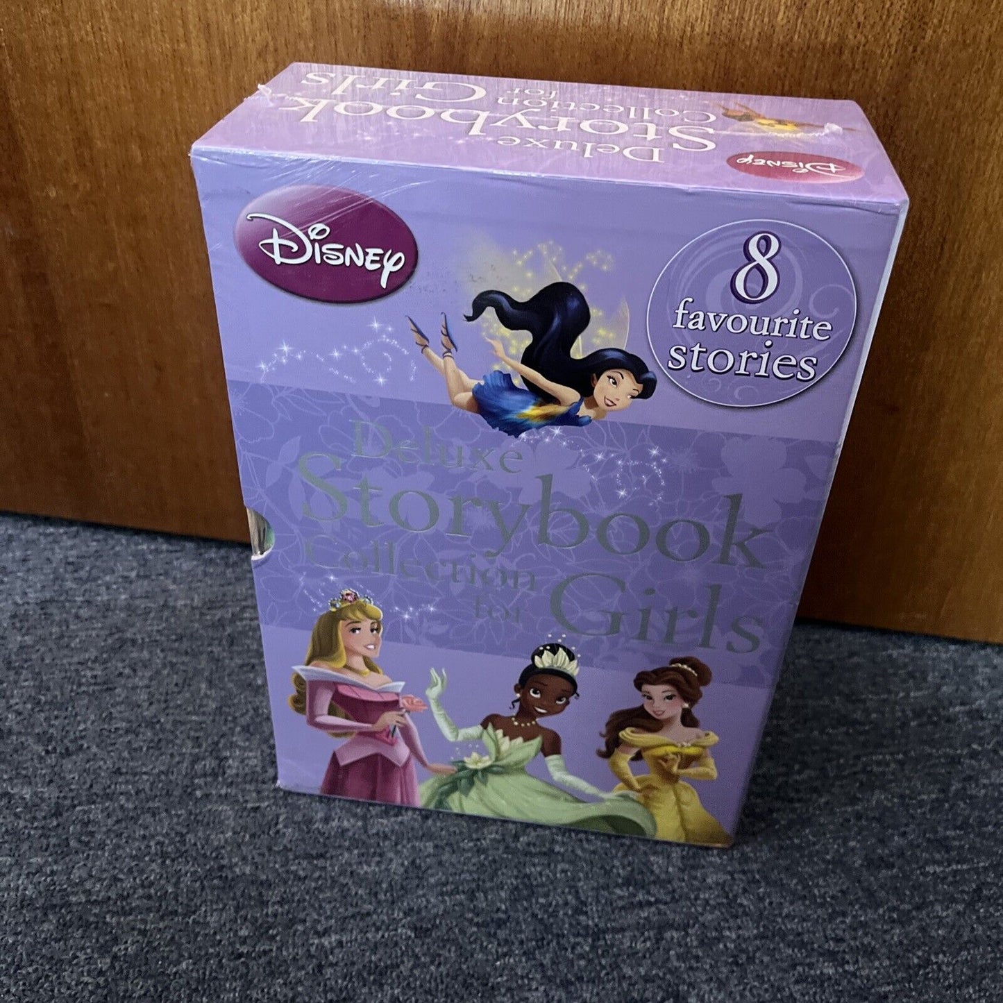 *New Sealed* Disney Deluxe Storybook Collection for Girls 8 Hardcover Books 2012