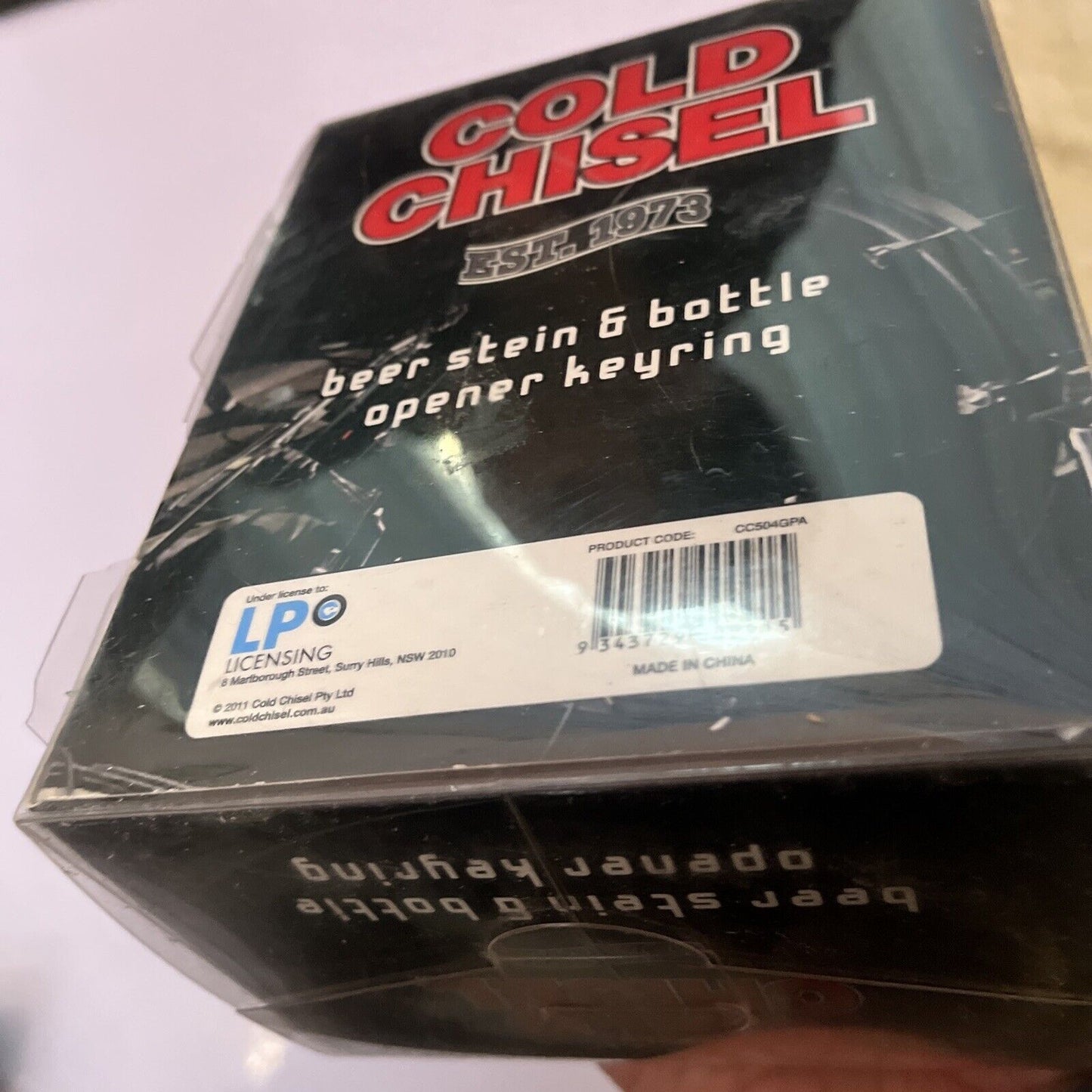 Cold Chisel Beer Stein & Bottle Opener Keyring *New*