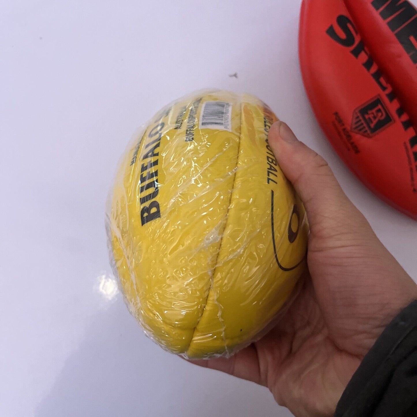 2x NEW Aussie Rules Mini AFL Football: Sherrin Port Adelaide Football & Buffalo