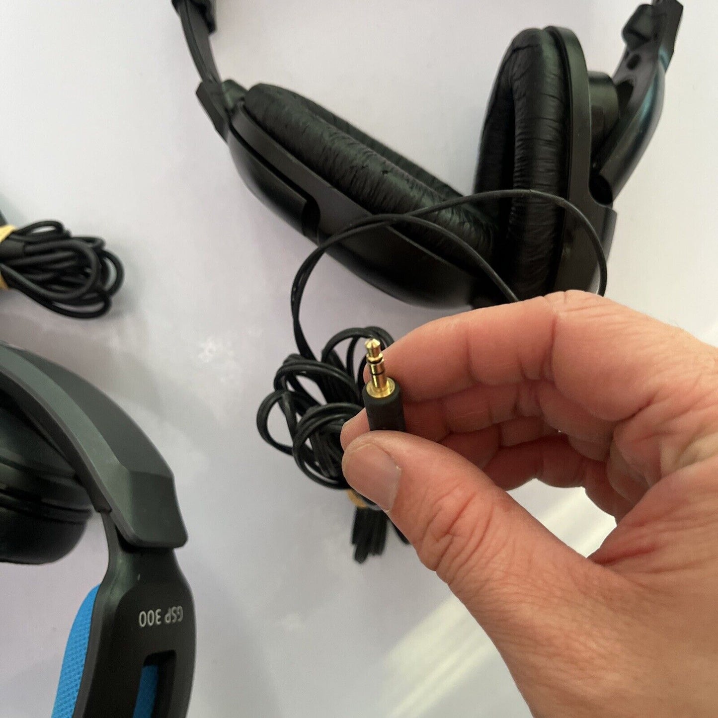 2x Sennheiser 3.5mm Corded Headphones: GSP 300 Gaming Headphone & HD 201 Wired