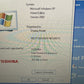 Toshiba Satellite Intel Pentium III 1.10ghz 368mb RAM DVD 30gb 3.5" Floppy Drive