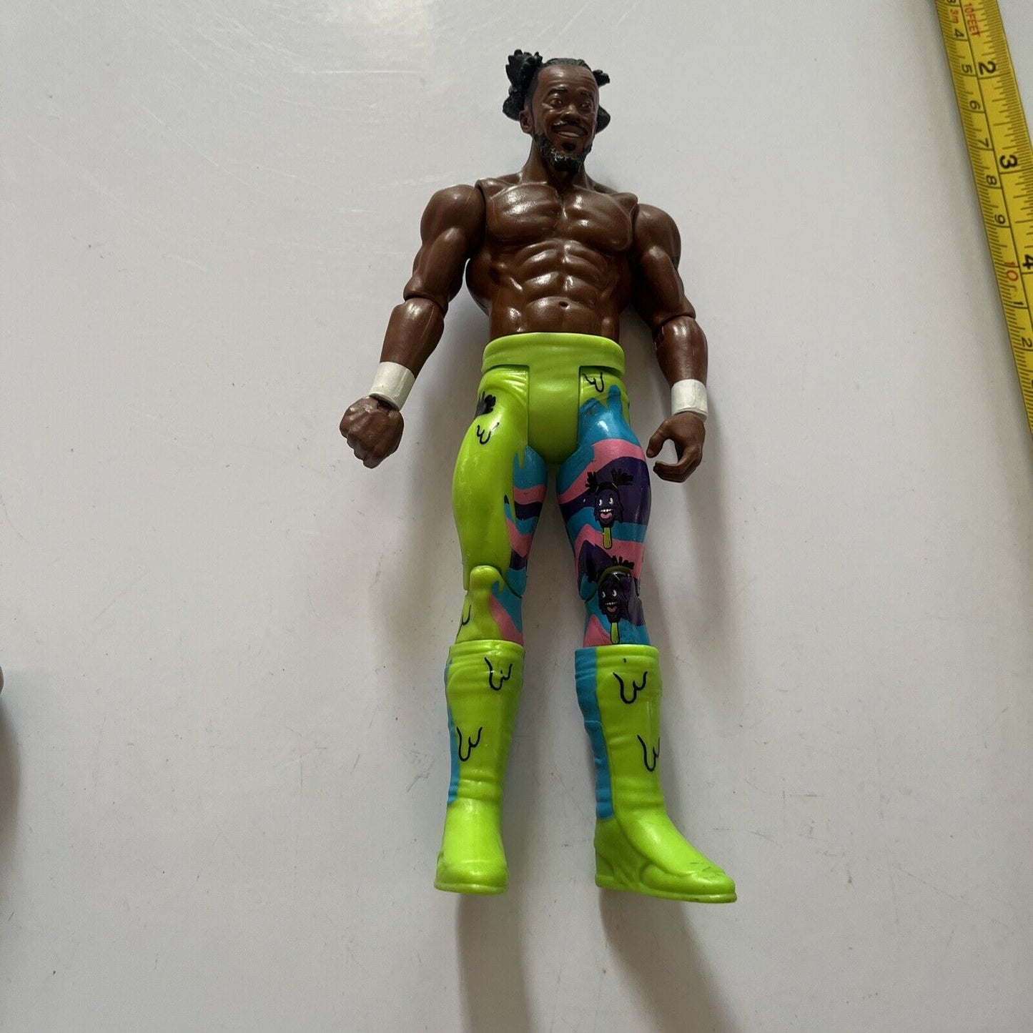 4x WWE 6.5" Action Figures: CM Punk, Tito Santana, Kofi Kingston, Jake the Snake