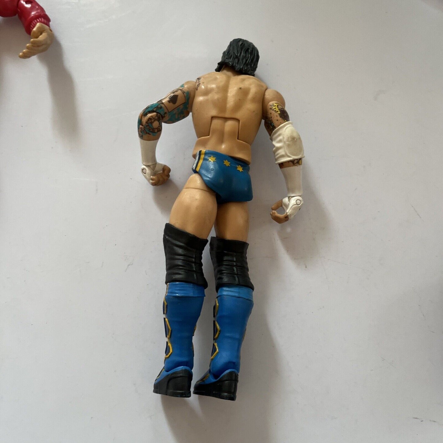4x WWE 6.5" Action Figures: CM Punk, Tito Santana, Kofi Kingston, Jake the Snake