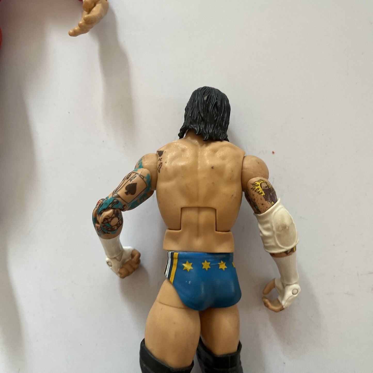 4x WWE 6.5" Action Figures: CM Punk, Tito Santana, Kofi Kingston, Jake the Snake