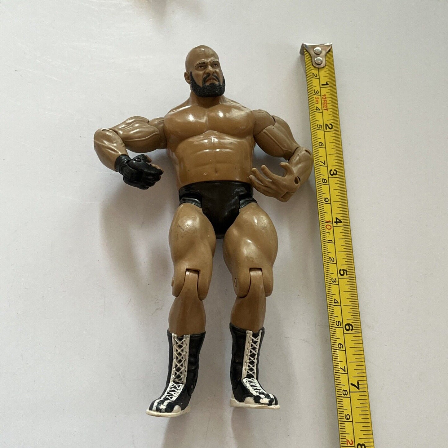 4x WWE 6.5" Action Figures: CM Punk, Tito Santana, Kofi Kingston, Jake the Snake